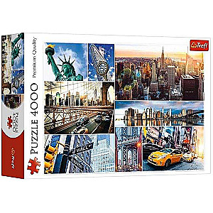 Пазл 4000 Trefl: New York - collage