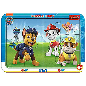 Пазл Baby Frame 2in1 Trefl: Paw Patrol