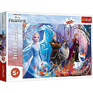 Пазл 100 Trefl: Disney Frozen 2. Магия ледяной земли