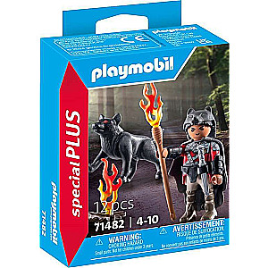 Playmobil - Warrior With Wolf