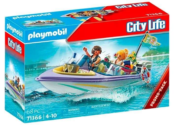 Конструктор - Playmobil City Life Honeymoon Speedboat Trip 