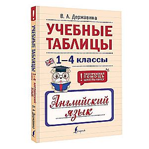 Учебные таблицы. Английский язык. 1-4 классы