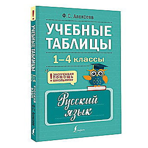 Учебные таблицы. Русский язык. 1-4 классы