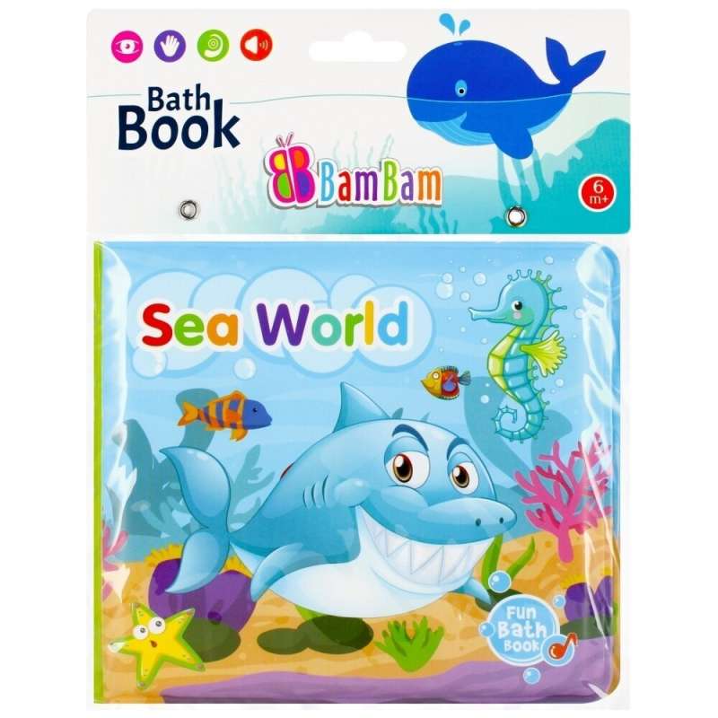 Игрушка для ванны BamBam - Bath Book: Sea world