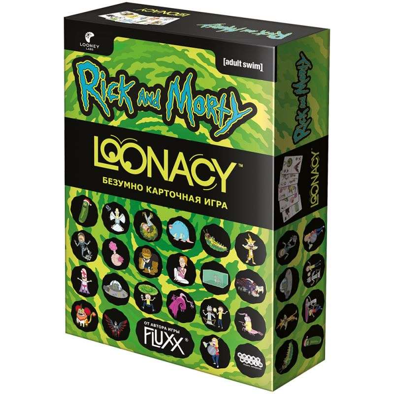 Board game - Loonacy. Rick and Morty