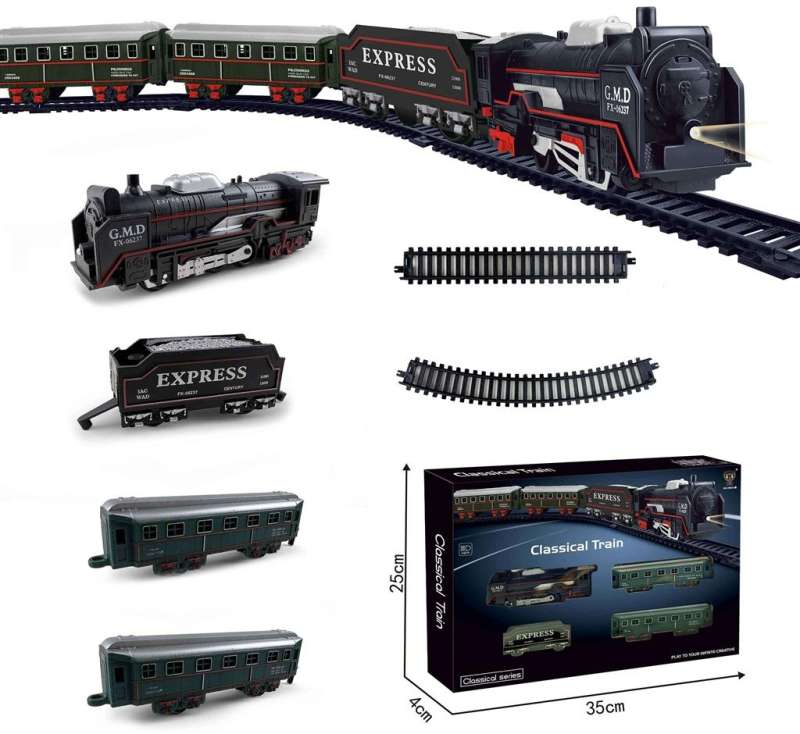 Поезд на батарейках + железная дорога