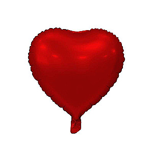 Foil balloon 18 - Heart, matte