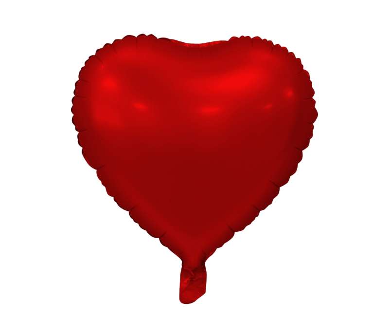 Foil balloon 18 - Heart, matte