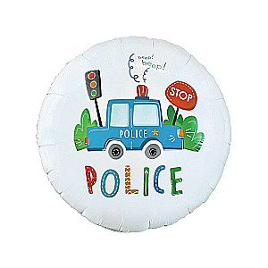 Foil balloon 18 - Police