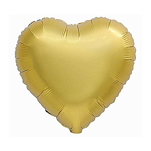 Foil balloon 18 - Golden Heart, matte