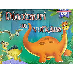 POP-UP Dinozauri uin vulkāns