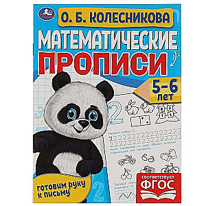 Математические прописи, 5-6 лет.