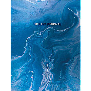 Блокнот в точку: Bullet Journal мрамор, 144 л.