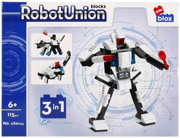 Конструктор 115 дет. RobotUnion, белый