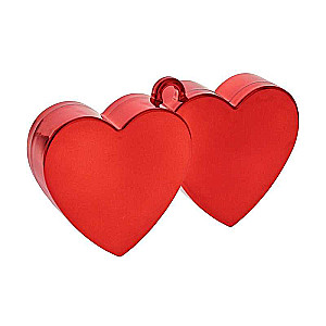 Противовес для шаров Double hearts red, 130 g, 1 шт.