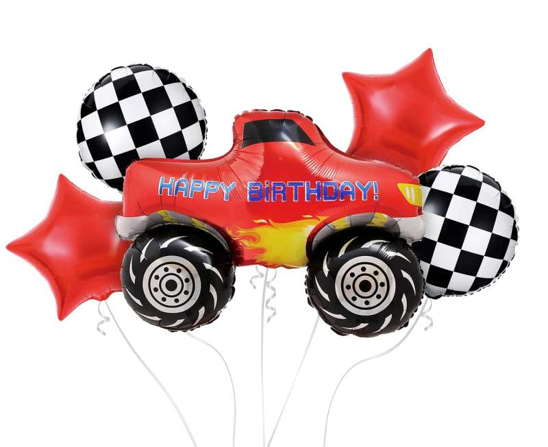 Foil balloon set 5 pcs. Monster Truck