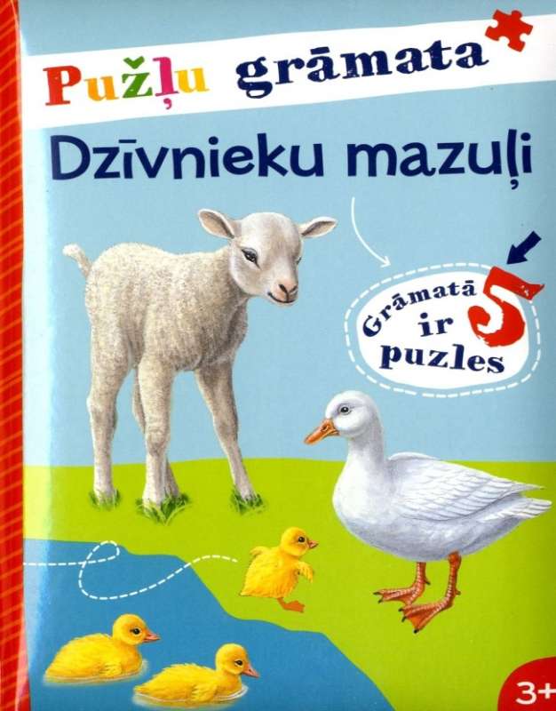 Pužļu grāmata. Dzīvnieku mazuļi