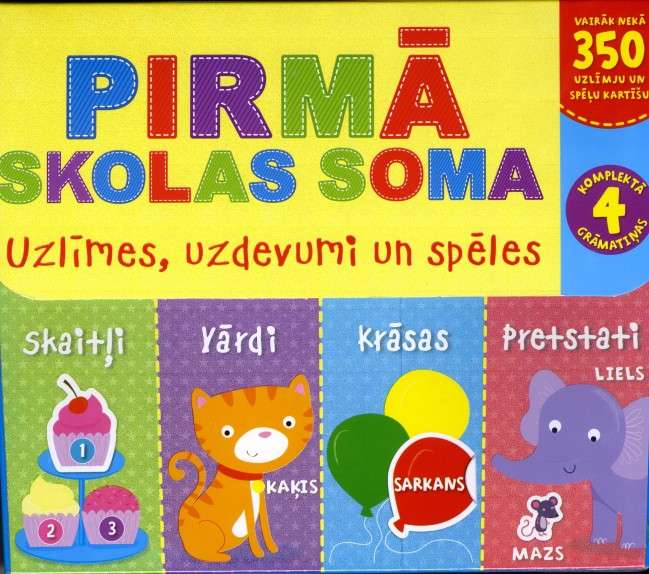 Pirmāskolas soma. Uzlīmes,uzdevumi 