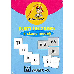 Zīlēna skola. Burti un zilbes + skaņu modeļi