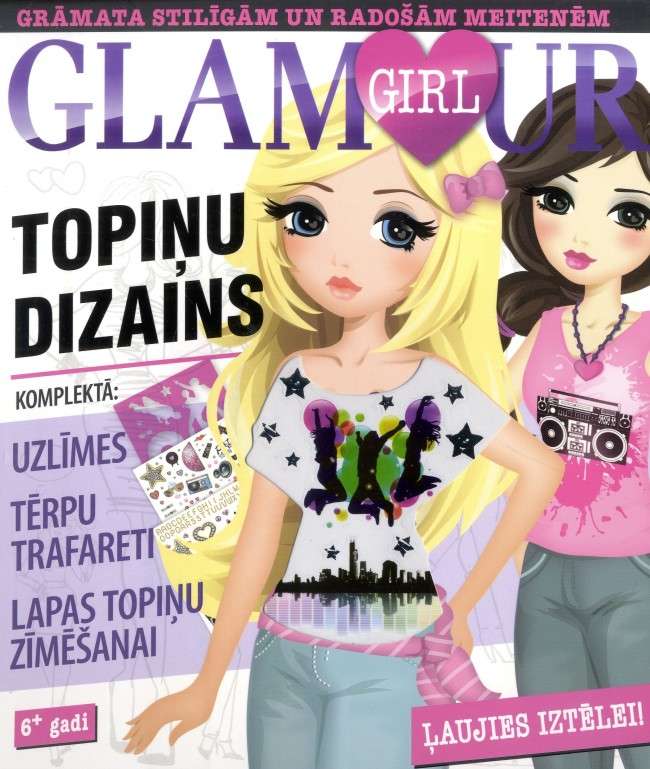 Glamour Girl. Topiņu dizains