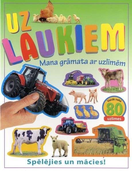 Mana grāmata ar uzlīmēm. Uz laukiem