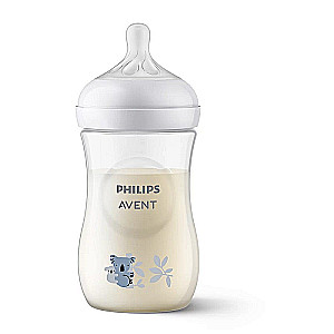 Philips Avent Natural Response бутылочка для кормления Koala 260 ml, соска с медленным потоком, 1m+