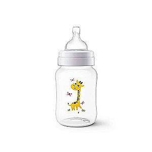 Philips Avent Бутылочка антиколиковая 260 ml, 1M+ Giraffe