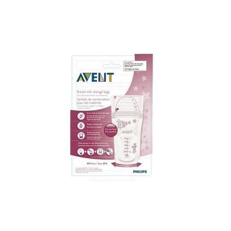 Philips Avent пакетики для хранения грудного молока 180ml/25 шт.