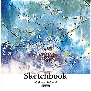 Premium Блокнот SketchBook 40л 220х220мм 