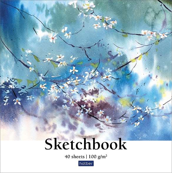 Premium Блокнот SketchBook 40л 220х220мм 