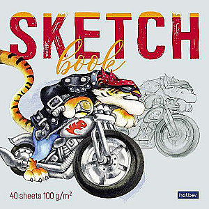 Premium Блокнот SketchBook 40л А5ф 165х165мм 