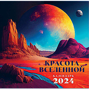 Красота Вселенной. Календарь настенный на 2024 год 300х300 мм