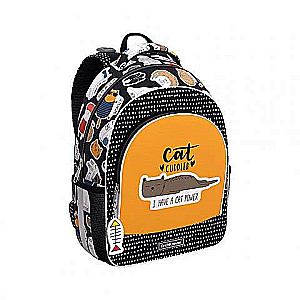 Рюкзак 28x39x14, 520гр.15 L ErichKrause Ergo Line, Funny Kittens