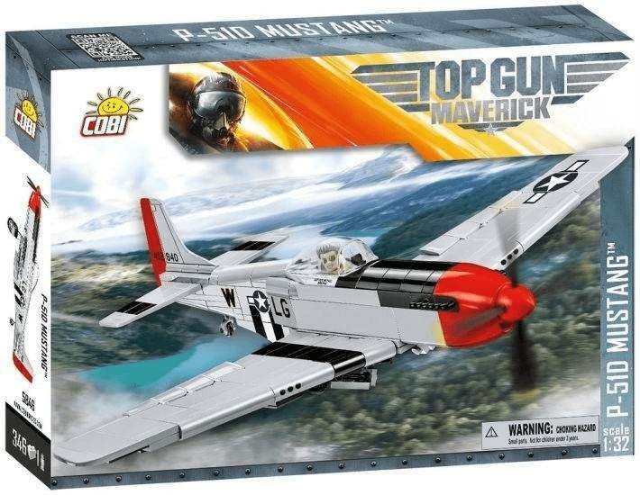 Конструктор - COBI P-51D Mustang, 350 дет.