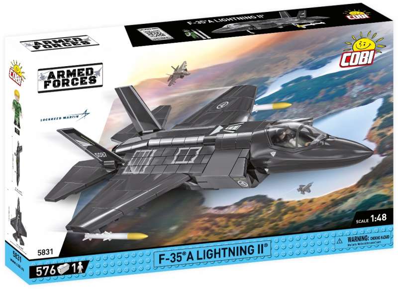 Конструктор - COBI F-35A Lightning II, 576 дет.