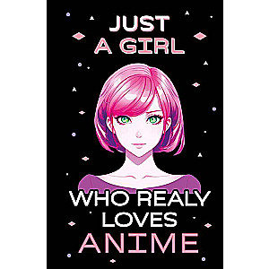 Скетчбук. Just A Girl Who Loves Anime 138х212 мм