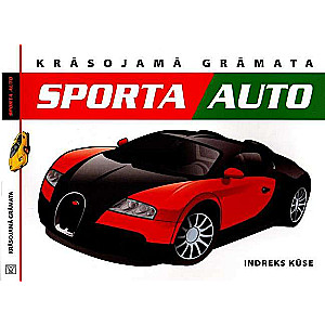 Krāsojamā grāmata. Sporta auto