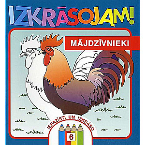 Izkrāsojam! 6 Mājdzīvnieki