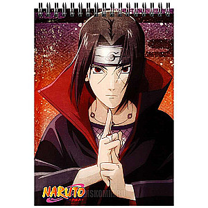 Скетчбук для рисования A5 Naruto Shippuuden Itachi Uchiha