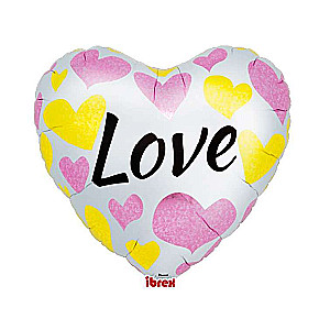 Foil balloon Ibrex 25, Heart