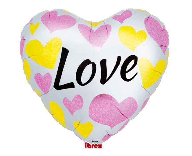 Foil balloon Ibrex 25, Heart