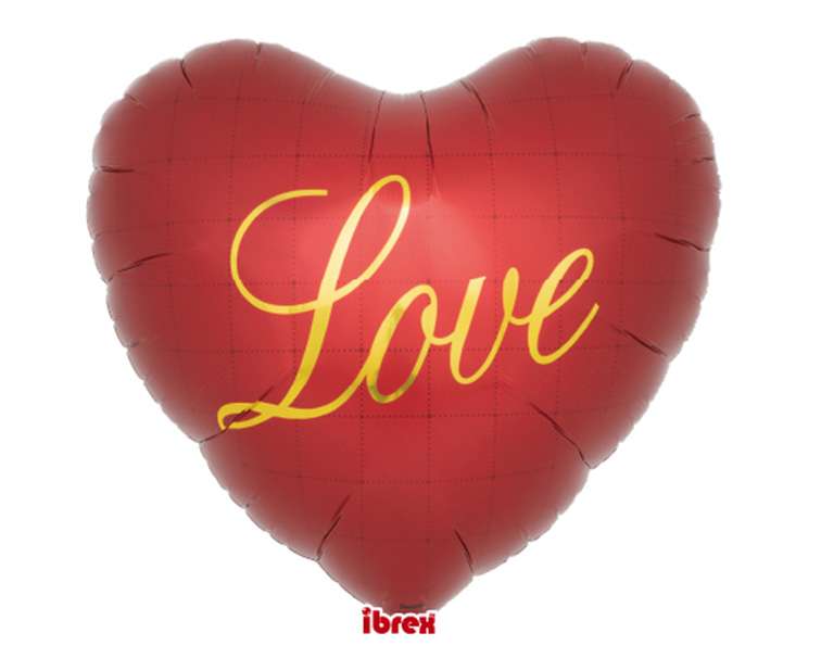 Foil balloon Ibrex 25, Heart