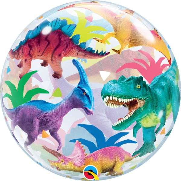 Foil ball 22 Bubble Dinosaurs