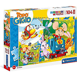 Пазл 104 CLEMENTONI MAXI TOPO GIGIO