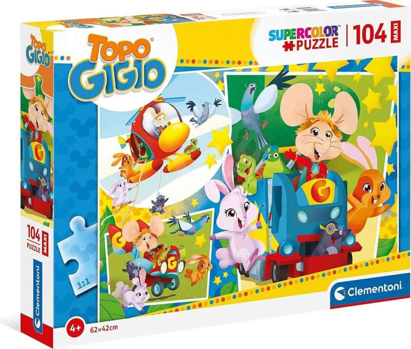 Пазл 104 CLEMENTONI MAXI TOPO GIGIO