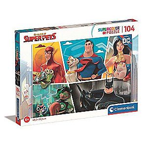 Пазл 104 CLEMENTONI DC SUPERPETS