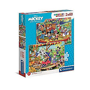 Пазл 2X60 CLEMENTONI Mickey and friends