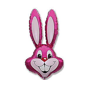 Foil balloon 24 FX - Rabbit pink