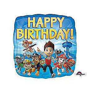 Foil balloon 18 SQR Paw Patrol