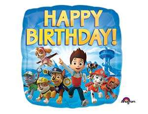 Foil balloon 18 SQR Paw Patrol